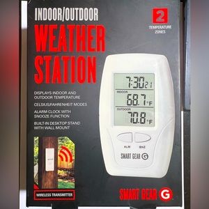 NEW/in Box Smart Gear indoor/outdoor weather station